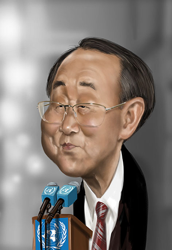 Vulgaire Ban Ki-moon...