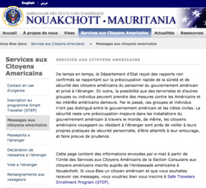 L'ambassade US en français relativise le risque d'attaque terroriste... L'ambassade US en français relativise le risque d'attaque terroriste...