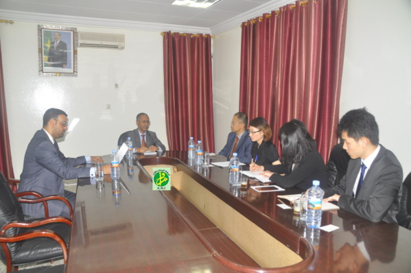 Visite à Nouakchott d'une délégation de la banque chinoise Exim Bank Visite à Nouakchott d'une délégation de la banque chinoise Exim Bank