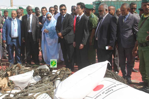 La Mauritanie réceptionne des quantités de riz japonais La Mauritanie réceptionne des quantités de riz japonais