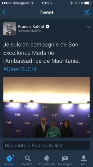 Le coup de notre ambassadrice soutenant le CRIF, le dernier coup d'un génie de la manipulation...
