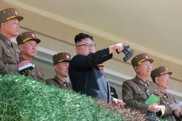 Des unités militaires massées à Pyongyang pour une démonstration de force Des unités militaires massées à Pyongyang pour une démonstration de force