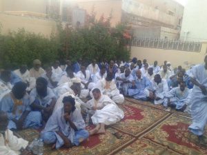 Importante réunion au domicile du notable, chef traditionnel, diplomate et homme politique Sidi Mohamed Ould Mohamed Radhi