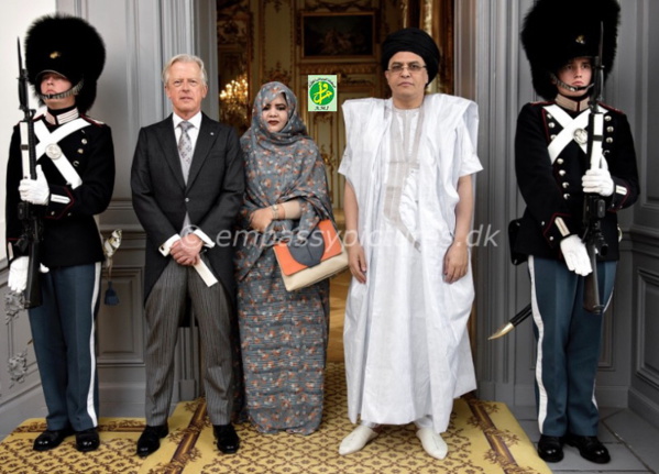 Notre ambassadeur à Copenhague présente ses Lettres de Créance à la Reine du Danemark Notre ambassadeur à Copenhague présente ses Lettres de Créance à la Reine du Danemark