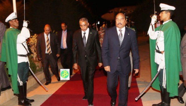 Le président Aziz à Nouakchott après avoir inauguré des projets économiques à Nouadhibou