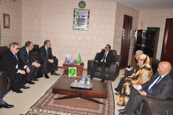 Le ministre des Affaires Etrangères s’entretient avec le vice-ministre russe des Affaires étrangères Le ministre des Affaires Etrangères s’entretient avec le vice-ministre russe des Affaires étrangères