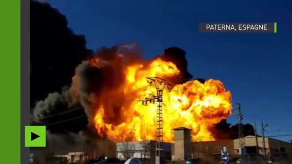 Espagne: explosions et incendie sur un site industriel, 37 blessés Espagne: explosions et incendie sur un site industriel, 37 blessés