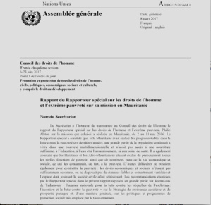 Rapport Alston : Encore beaucoup d’efforts à faire Rapport Alston : Encore beaucoup d’efforts à faire