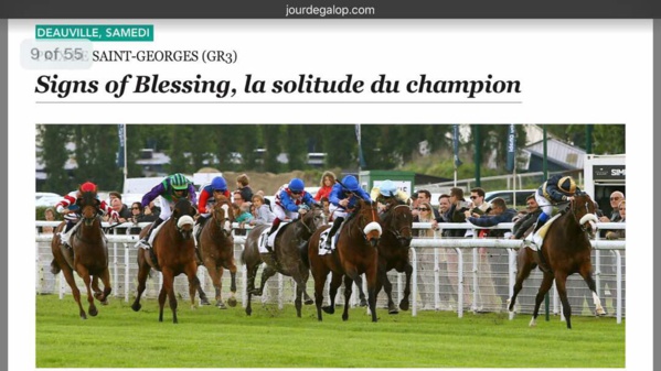 Signs Of Blessing, le cheval d’Ahmed Ould Mouknass, gagne le prix de Deauville