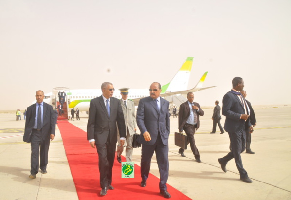 Le Président de la République regagne Nouakchott Le Président de la République regagne Nouakchott