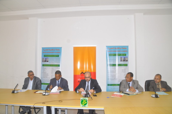 Signature d’une convention de partenariat Université de Nouakchott-Tijari Bank Signature d’une convention de partenariat Université de Nouakchott-Tijari Bank