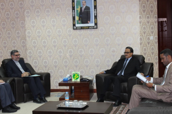 Le ministre des affaires étrangères reçoit l’ambassadeur d’Iran Le ministre des affaires étrangères reçoit l’ambassadeur d’Iran