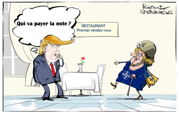 Trump a infligé une grave déconvenue à l'Otan Trump a infligé une grave déconvenue à l'Otan