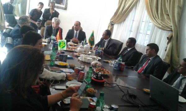 Le président de la zone franche reçoit le ministre espagnol des affaires étrangères Le président de la zone franche reçoit le ministre espagnol des affaires étrangères