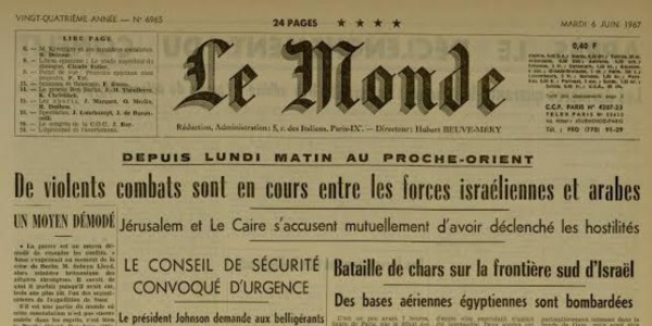 Débat en Israël sur l'arme nucléaire et la guerre des Six Jours Débat en Israël sur l'arme nucléaire et la guerre des Six Jours