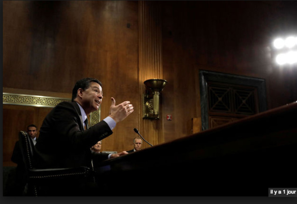 Etats-Unis: témoignage accablant de l'ex-chef du FBI contre Trump Etats-Unis: témoignage accablant de l'ex-chef du FBI contre Trump