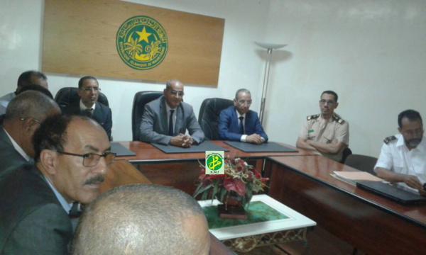 Le ministre des pêches visite des structures relevant de son département à Nouadhibou Le ministre des pêches visite des structures relevant de son département à Nouadhibou