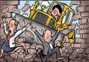 Les autorités se préparent à raser les locaux du sénat juste après sa dissolution Les autorités se préparent à raser les locaux du sénat juste après sa dissolution