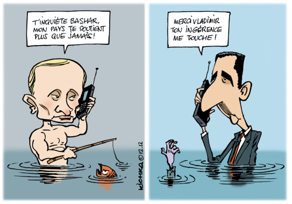 Le Kremlin condamne les "menaces inadmissibles" des Etats-Unis contre le régime syrien Le Kremlin condamne les "menaces inadmissibles" des Etats-Unis contre le régime syrien