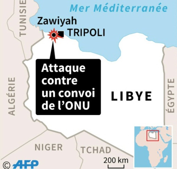 Libye: des membres de la mission de l'ONU brièvement enlevés