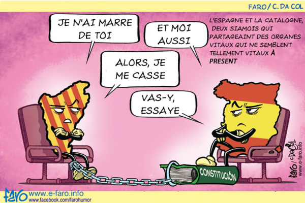 Catalogne : un "oui" au référendum déclencherait l'indépendance, selon les séparatistes Catalogne : un "oui" au référendum déclencherait l'indépendance, selon les séparatistes