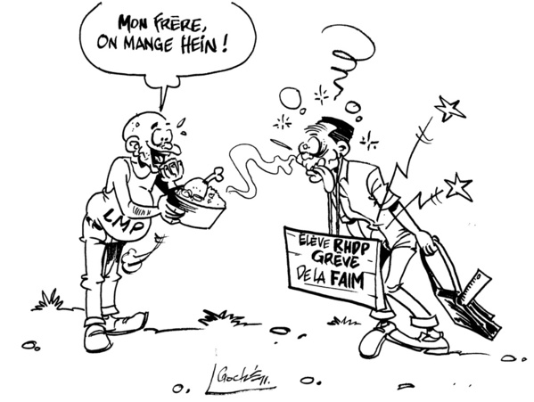 Le sénateur O. Gadda en grève de la faim Le sénateur O. Gadda en grève de la faim