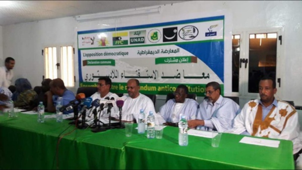 L’opposition décidée à exporter son rejet des amendements constitutionnels L’opposition décidée à exporter son rejet des amendements constitutionnels