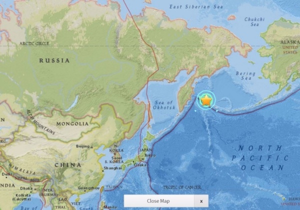 Séisme de magnitude 7,7 au large de la Russie, alerte au tsunami levée