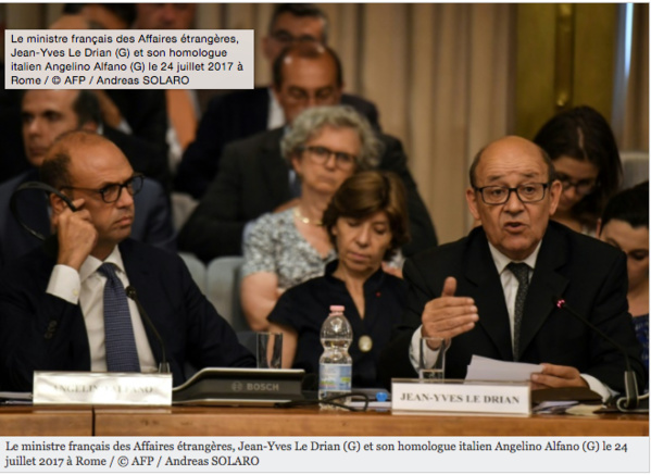 En Libye, la France et l'Italie ne peuvent rien faire l'une sans l'autre En Libye, la France et l'Italie ne peuvent rien faire l'une sans l'autre