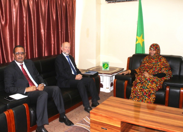La ministre du commerce reçoit le représentant du Programme des Nations Unies pour le Développement La ministre du commerce reçoit le représentant du Programme des Nations Unies pour le Développement
