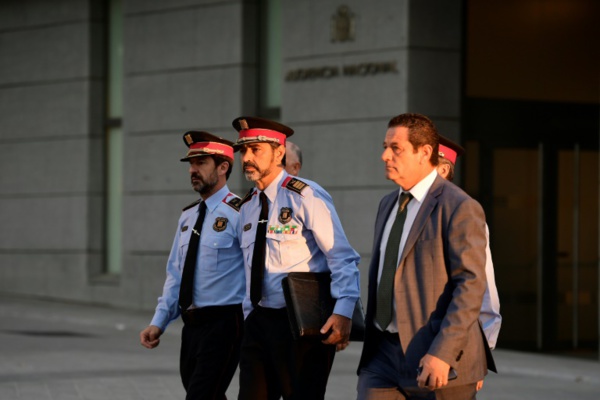 Catalogne: le chef de la police catalane devant la justice à Madrid Catalogne: le chef de la police catalane devant la justice à Madrid