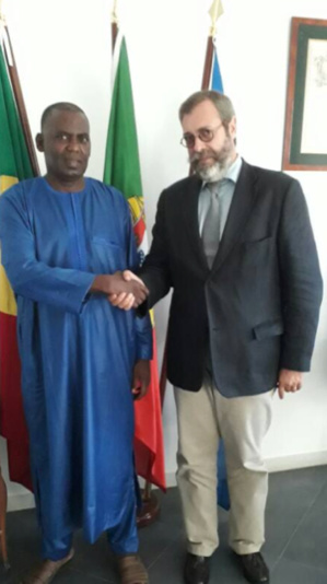 L’ambassadeur du Portugal à Dakar reçoit Biram L’ambassadeur du Portugal à Dakar reçoit Biram
