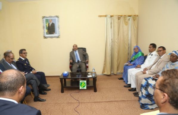 Le Président de la République se réunit avec certains acteurs sociaux et politiques de Tevragh-Zeina Le Président de la République se réunit avec certains acteurs sociaux et politiques de Tevragh-Zeina