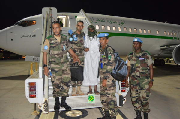 RCA: Retour d’une unité de l’armée mauritanienne accompagné d’un compatriote qui était porté disparu à Dembry RCA: Retour d’une unité de l’armée mauritanienne accompagné d’un compatriote qui était porté disparu à Dembry