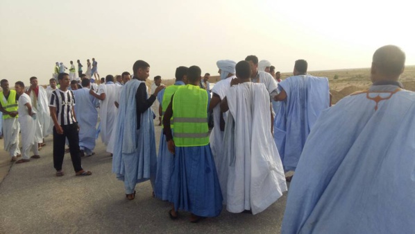 La gendarmerie empêche un rassemblement réclamant la réfection de la route Rosso La gendarmerie empêche un rassemblement réclamant la réfection de la route Rosso