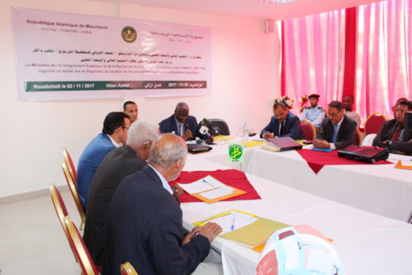 Atelier de restitution de l’étude « Diagnostic du secteur de l’enseignement supérieur et de la recherche scientifique » en Mauritanie Atelier de restitution de l’étude « Diagnostic du secteur de l’enseignement supérieur et de la recherche scientifique » en Mauritanie