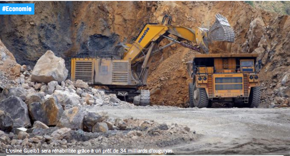 Mauritanie. Production de fer : vers la réhabilitation de l'usine Guelb 1 Mauritanie. Production de fer : vers la réhabilitation de l'usine Guelb 1