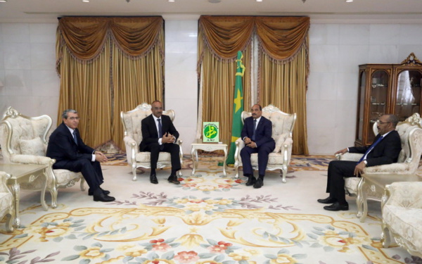 Aziz reçoit Nouredine BEDOUI Aziz reçoit Nouredine BEDOUI