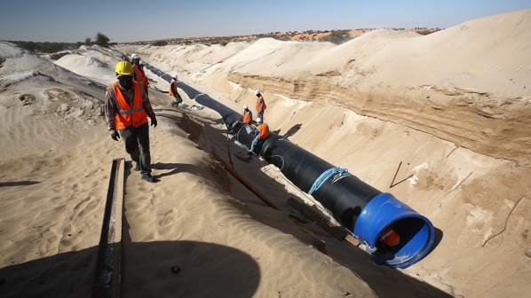 Inauguration d’un canal d’irrigation de 55 km de long en Mauritanie