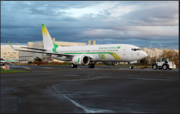 Mauritania Airlines : Boeing dévoile les images exclusives du premier B737 MAX 8 africain