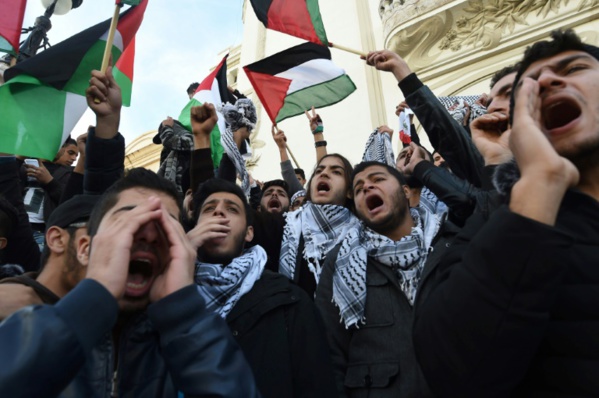 Statut de Jérusalem: manifestations en Tunisie et en Jordanie