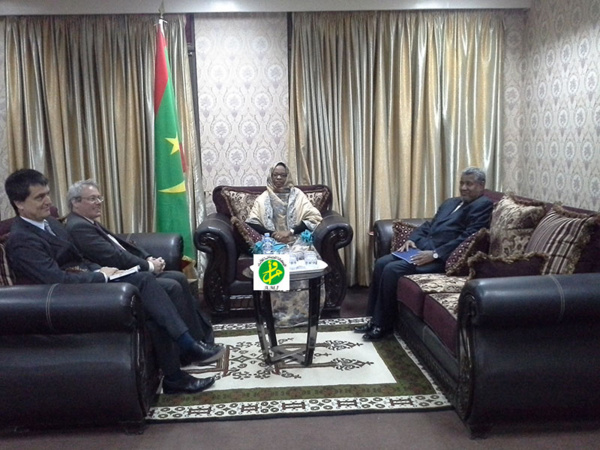 La ministre déléguée reçoit l'Ambassadeur de France en Mauritanie