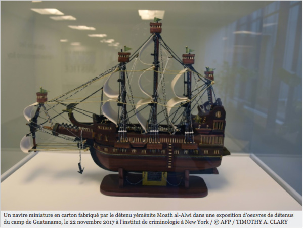 Oeuvres d'art de jihadistes présumés: un autre regard sur Guantanamo Oeuvres d'art de jihadistes présumés: un autre regard sur Guantanamo