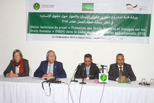 Démarrage des travaux d’un atelier sur les résultats du PDDH Démarrage des travaux d’un atelier sur les résultats du PDDH