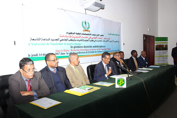 1er séminaire multidisciplinaire des doctorants à l’université de Nouakchott El Asriya 1er séminaire multidisciplinaire des doctorants à l’université de Nouakchott El Asriya