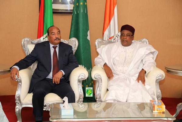 Le Président de la République s’entretint en tête à tête avec son homologue nigérien Le Président de la République s’entretint en tête à tête avec son homologue nigérien