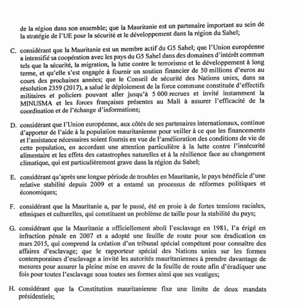 ACP - UE : proposition de résolution d'urgence sur la situation en Mauritanie ( version 20 décembre 2017 ) ACP - UE : proposition de résolution d'urgence sur la situation en Mauritanie ( version 20 décembre 2017 )