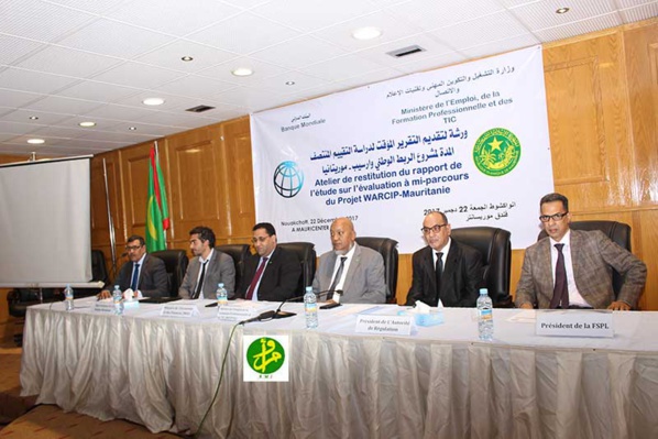 Atelier de validation de l’étude du projet d’inter-connectivité nationale WARCIP – Mauritanie Atelier de validation de l’étude du projet d’inter-connectivité nationale WARCIP – Mauritanie