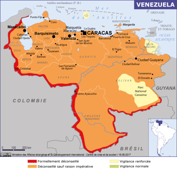 Le Venezuela expulse l'ambassadeur du Brésil et le représentant du Canada