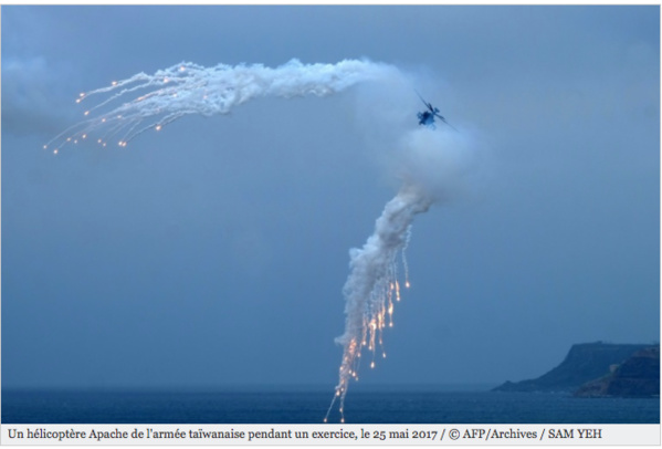 Exercices militaires chinois: une "énorme menace" pour Taïwan Exercices militaires chinois: une "énorme menace" pour Taïwan
